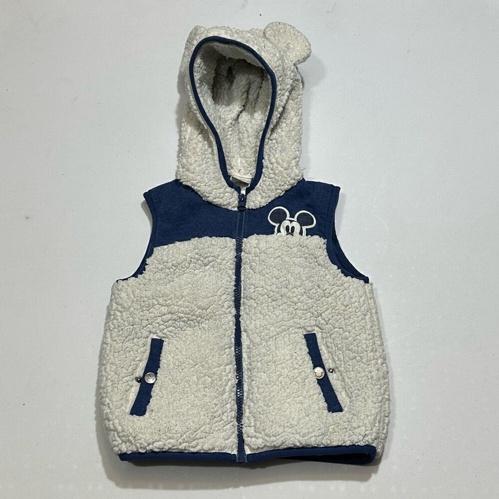 Disney Mickey Mouse 3 Piece Outfit with Vest | Size 4T - Picture 6 of 11